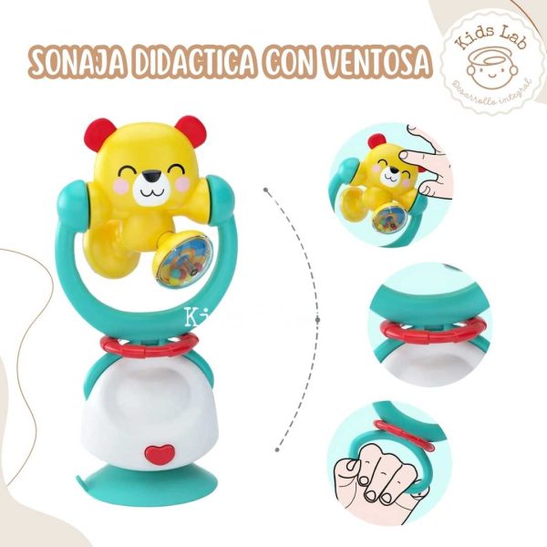 SONAJA DIDACTICA OSITO CON VENTOSA